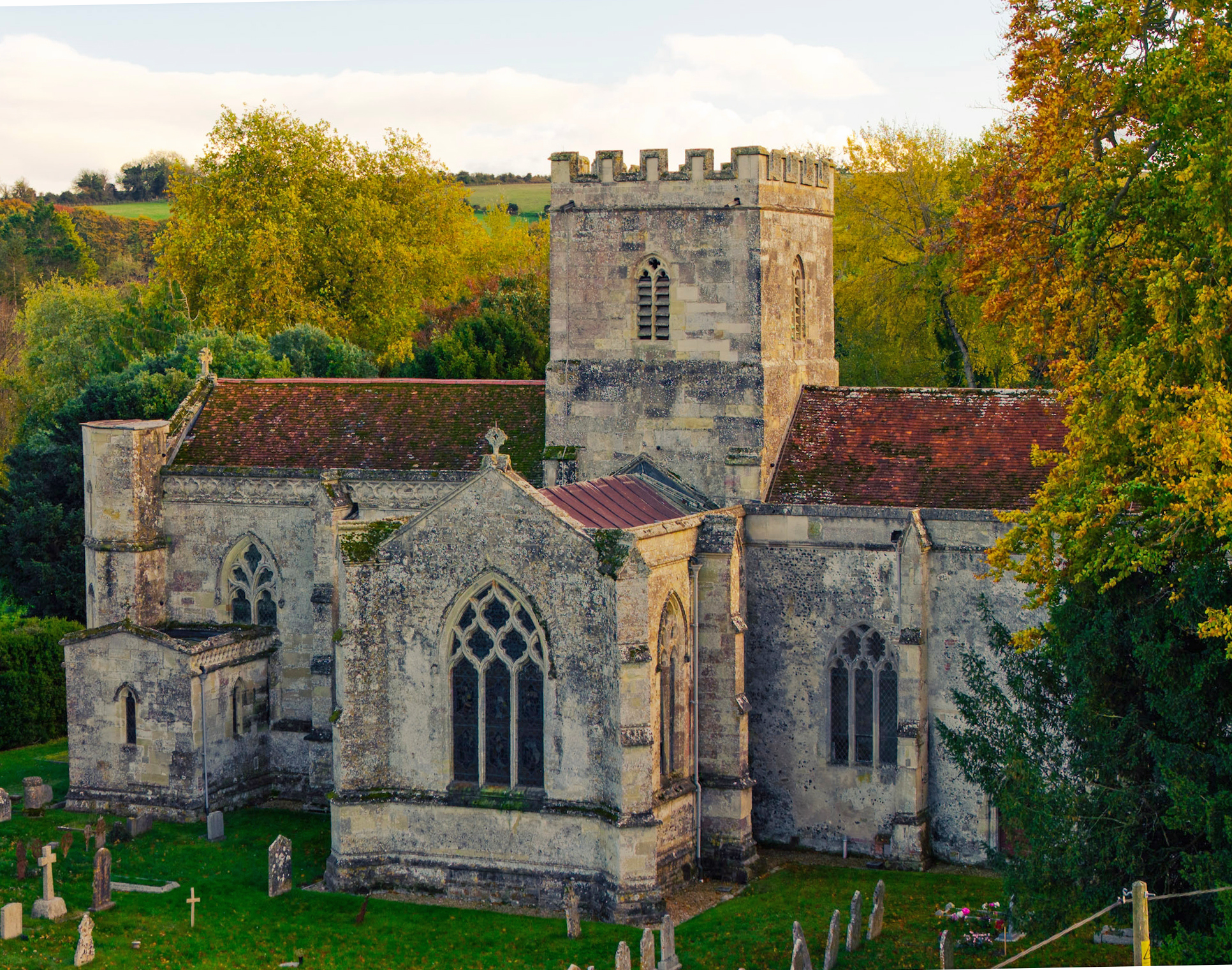 North Transept of Bishopstone Church - photograph by James Gabriel